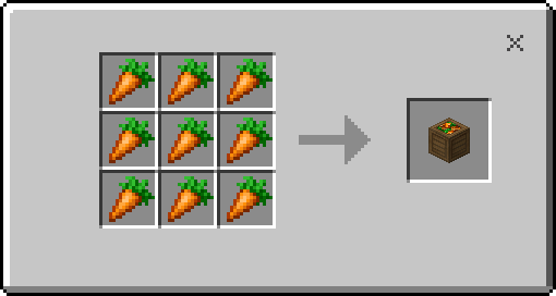 Крафт ящика моркови