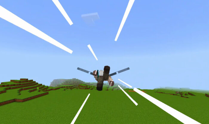 Игрок летит на эоитрах