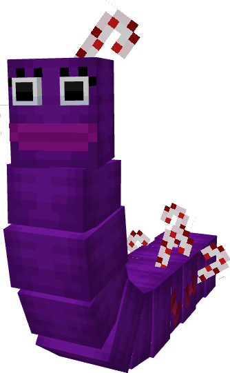 Фиолетовый червь