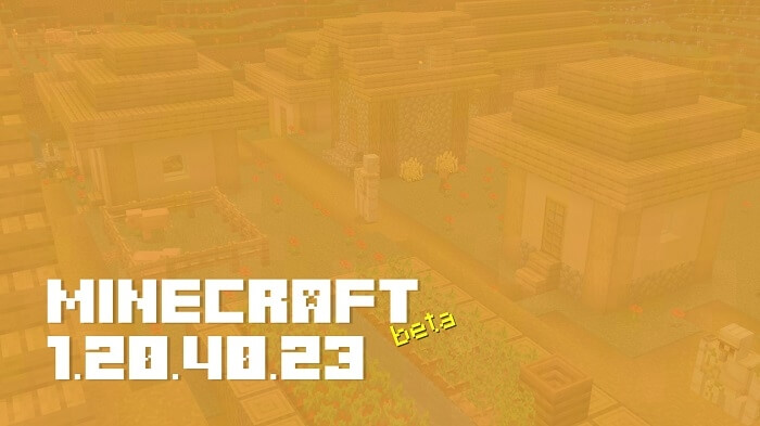 Download Minecraft PE 1.20.40.23 apk free: MCPE 1.20.40.23