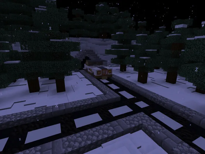 A car in the middle of the road