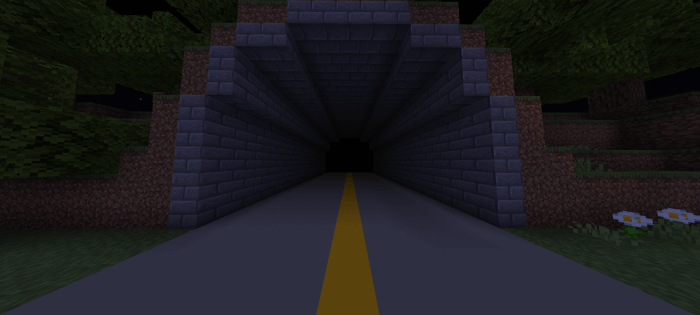 Дорога к тунелю