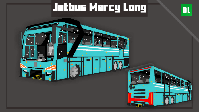 Бирюзовый автобус