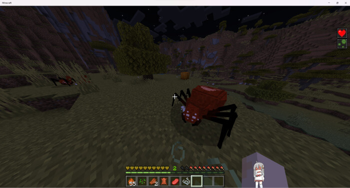 Тыквыенный паук в игре