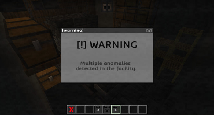 Anomaly warning on the map