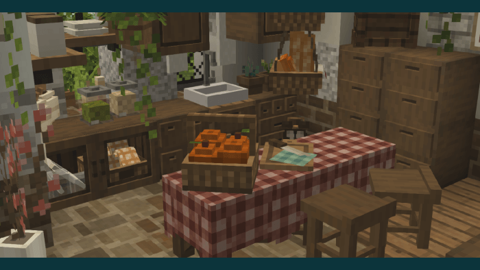 Мебель в Minecraft
