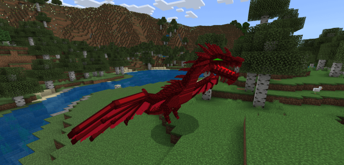 Красный драконакс