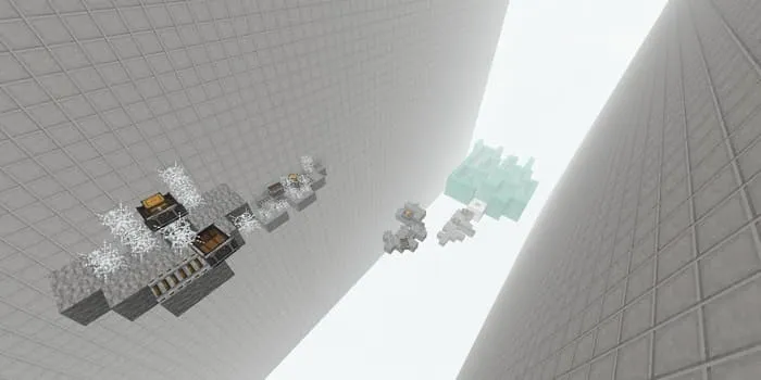 Parkour with chests and cobwebs