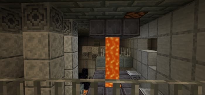 Location with lava and parkour