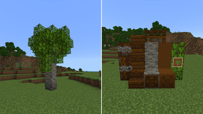 Змеиное дерево и набор блоков