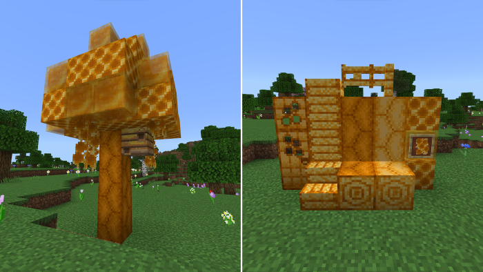 Медовое дерево и набор блоков