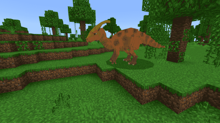 Скриншот паразауролофа в игре