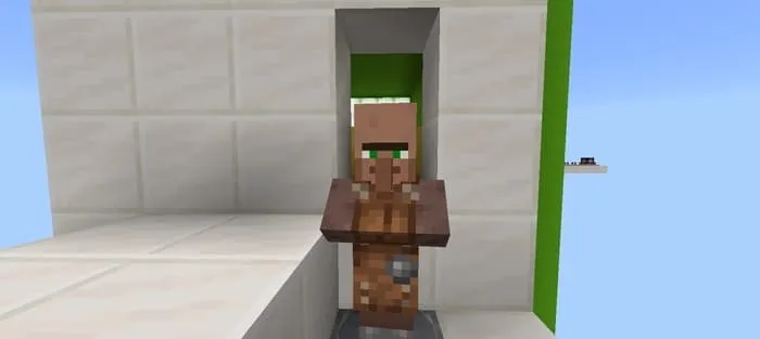 A resident in the middle of the level