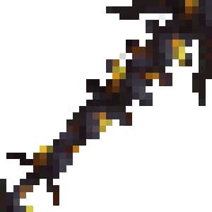 Оружие: Позолоченный меч из чернокамня