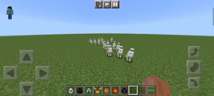 Армии скелетов в Minecraft