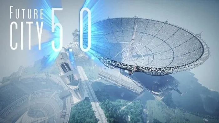 A huge telescope dish