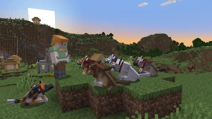 Wolf variants in Minecraft 1.20.80.21