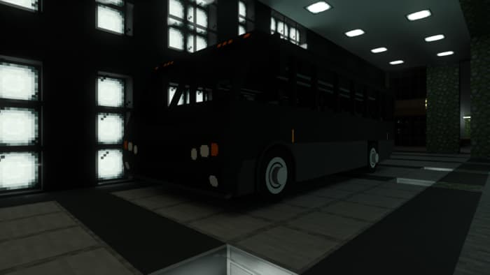 Черный микроавтобус