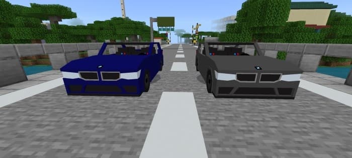Синяя и черная BMW M3 F80