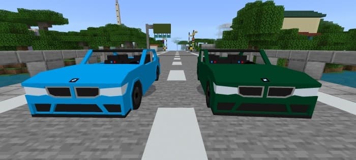 Голубая и зеленая BMW M3 F80