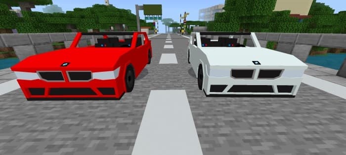 Красная и белая BMW M3 F80