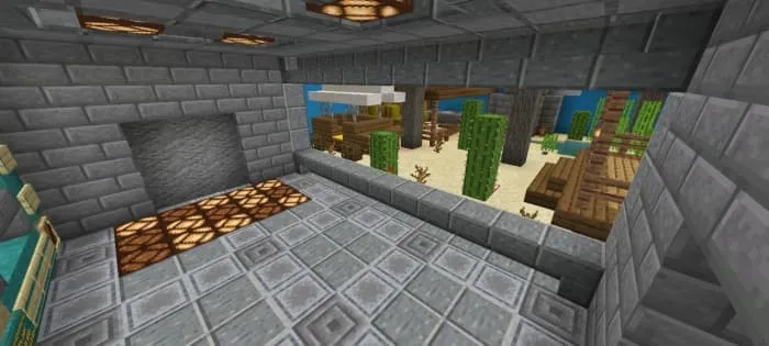 The level with the cacti