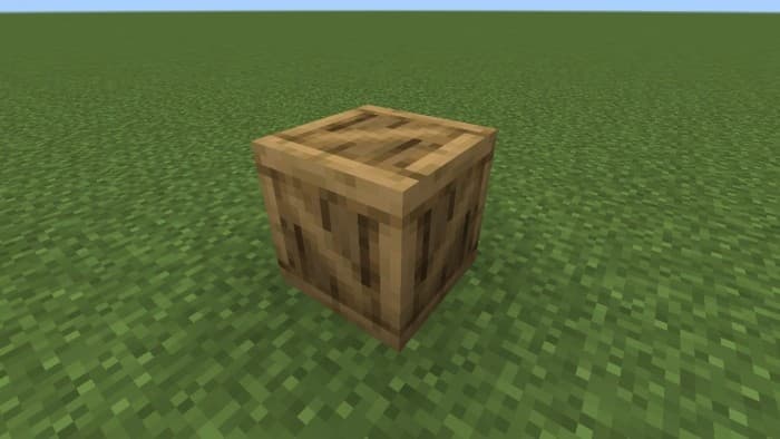 Блок: Деревянный дубовый ящик