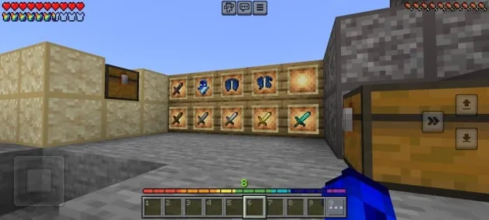 New textures of items within the frames