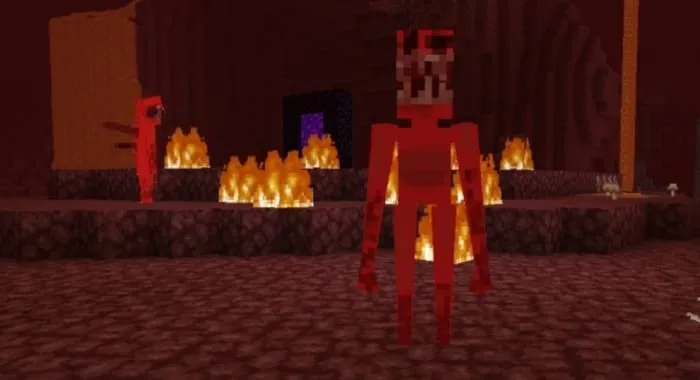 The creepy red monster in Nether