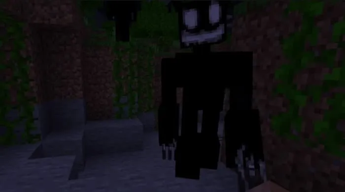 A creepy monster with a smile