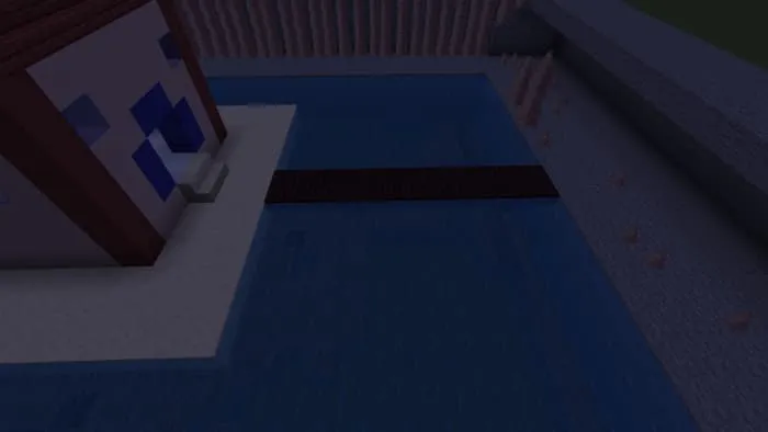 View of the lodge with the bridge