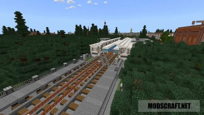 Railway in Oktyabrsk