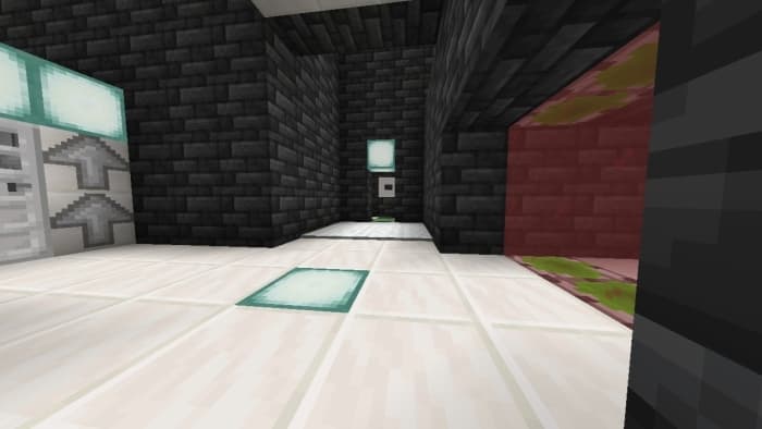 A room made of quartz and blackstone