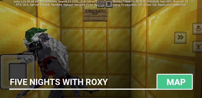 Map: Five nights with Roxy