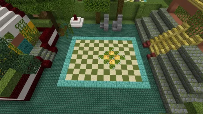 Swamp-themed home lawn