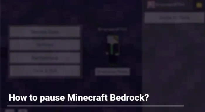 How to Enable Pause in Minecraft?