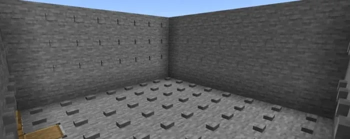 A level with many buttons