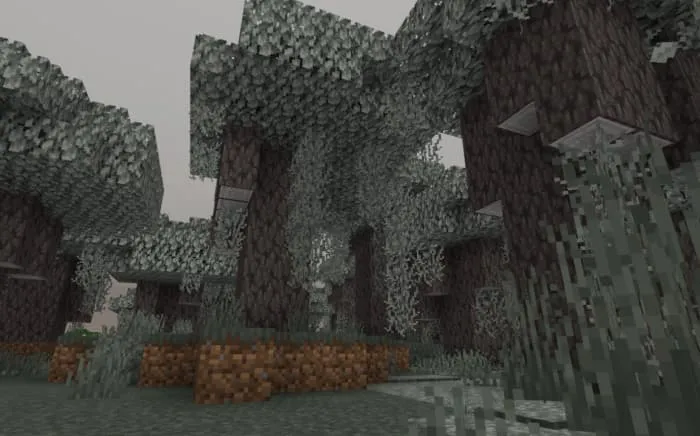 Деревья бледного сада