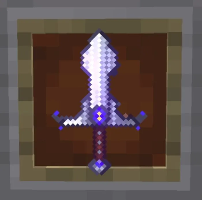 An elite sword in frame