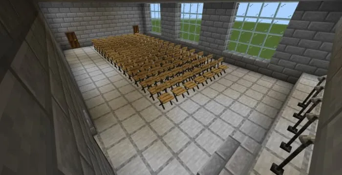 The assembly hall at the club