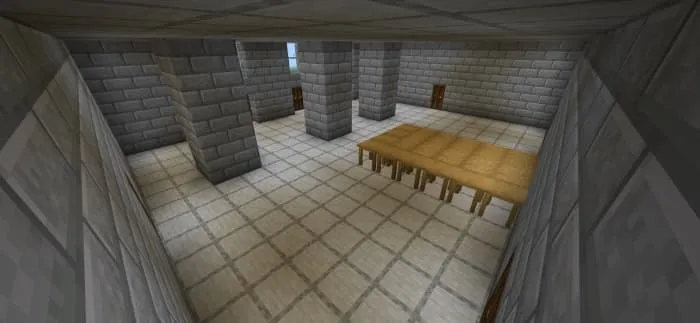 The main hall at the club