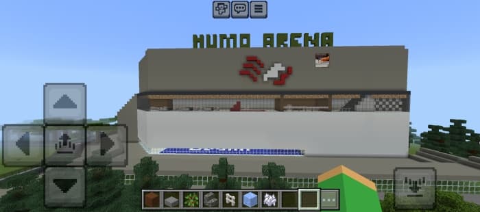 The exterior of the Humo arena