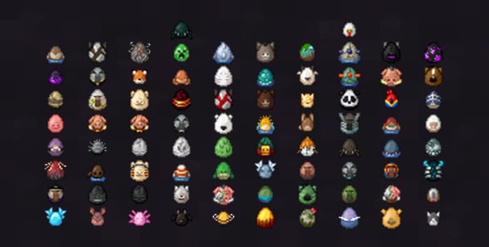 New spawn eggs textures