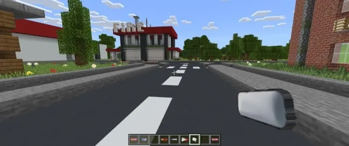 Chewing gum in the player's hand