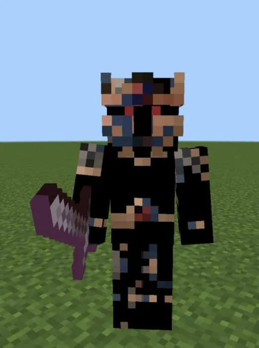 A knight's henchman with a sword.