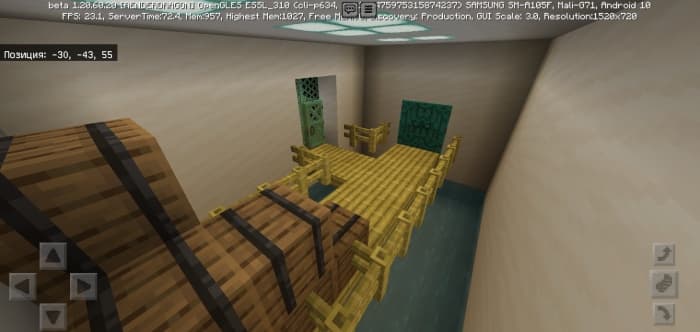 A level with barrels and water