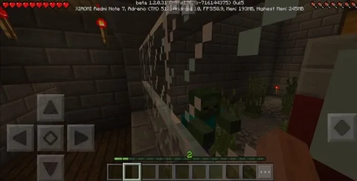 A horde of zombies behind glass on the battle map