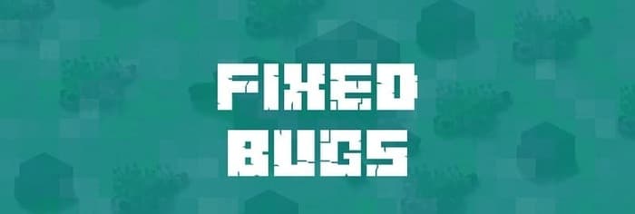 Bug fixes in Minecraft 1.21.72.01