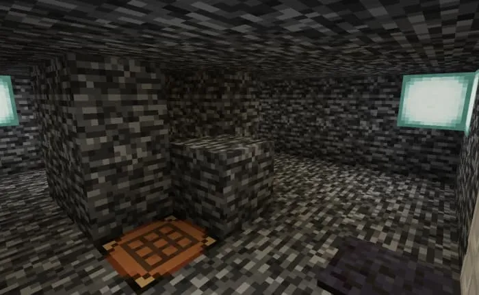 First bedrock location
