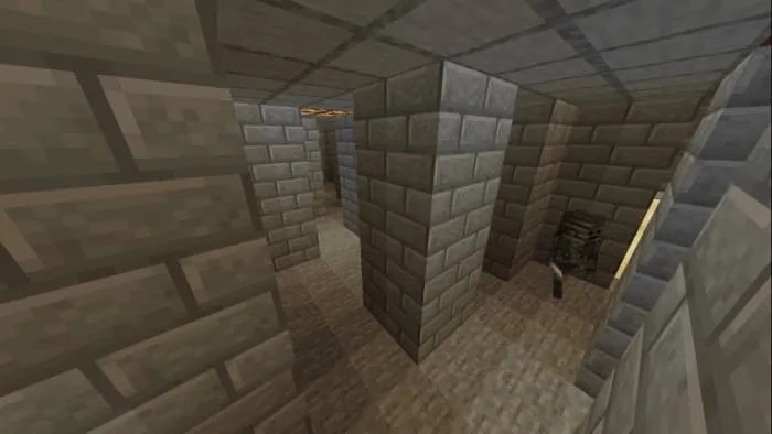 Skeleton in labyrinth